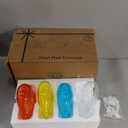 Nacome Wall Hanging Propagation Station: 4 PCS Heart Shaped Glass Plant Terrarium Vases for Home Office Decor - Unique Gifts for Plant Lovers Women Mom (Colored)