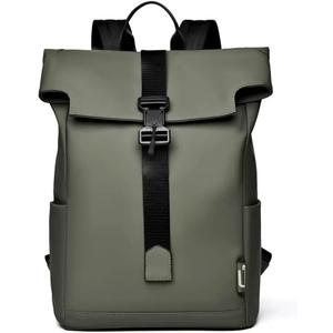 Water Resistant Backpack for Men Women Laptop Bagcollege university BackpacksFits 15.6 Inch Notebook (blackish green)