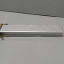 1-3/4" x 48" U-Shaped Door Sweep with Kick Plate, Aluminum Screw-On Draft Stopper, Weather Stripping Seal for Interior Exterior Doors, Blocks Dust Drafts (Silver)