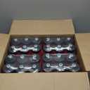 50 Strong Bulk Water Bottles | 24 Pack Sports Bottle | 22 oz. BPA-Free Easy Open with Pull Top Cap | Made in USA | Reusable Plastic Water Bottles for Adults & Kids | Top Rack Dishwasher Safe (Red)