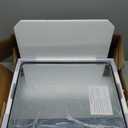 GoTiling Medicine Cabinet 16x20 Inch, Matte Black Aluminum Bathroom Mirror Cabinet with Storage, 6 Adjustable Glass Shelves, Rust Proof, Recessed or Surface Mount Wall Cabinet, Soft Close Hinges