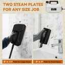 Wallpaper Steamer, Wallpaper Remover Steamer with 2h Continuous Steam, Large & Small Steam Plates, Chemical-Free Wallpaper Removal Tool, Fast Heating Wallpaper Stripper with Hose & Scraper