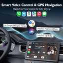9" Single DIN Car Stereo with Wireless Apple CarPlay and Android Auto,UHD Car Radio IPS Touchscreen,1080P Back Camera,Mirror Link, Voice Control, Bluetooth 5.3,GPS,AM&FM,Type-C (9016-with Camera)