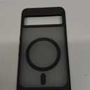 TORRAS Magnetic & Stand for Google Pixel 8 Pro Case, Fit for MagSafe, 12FT Mil-Grade Drop Protection, Slim Fit for Google Pixel 8 Pro Phone Case with Built-in Flush Kickstand, Translucent Matte Black