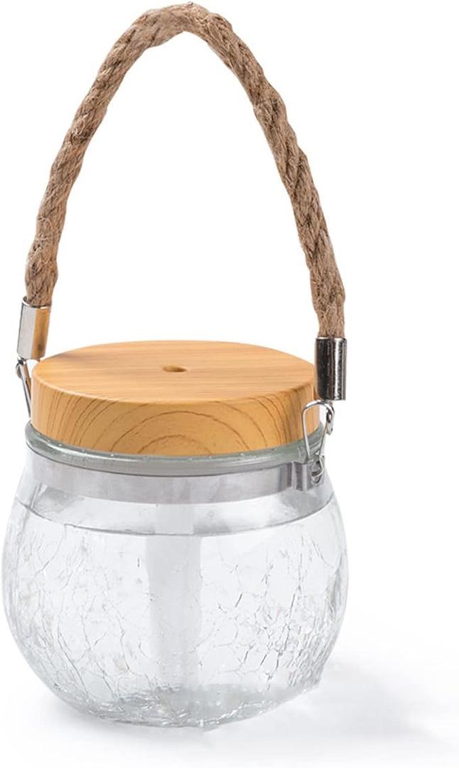 CHEFFS Home Bedroom Essential Oil Aromatherapy Humidifier 3D Glass Aroma Diffuser Color Changing Humidifier (Color : D, Size : 1)