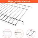Hisencn Grill Warming Rack for Nexgrill 720-0925P 720-0925PG 720-0925S 720-0925 720-0925PA, Warming Upper Rack for Nexgrill Replacement Parts 4 & 3 Burner Grill, Stainless Steel Nexgrill Top Rack