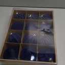 Hollyone 12PCS Blue Velvet Christmas Balls Ornaments, 3.15" Flocked Balls Shatterproof Decorative Hanging Ornaments Christmas Tree Decorations Set for Wedding Winter Holiday Party Wreath Home Decor