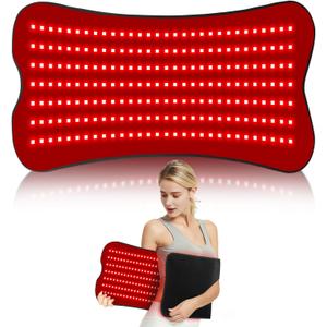 31.5''14'' Red Light Therapy for Body, Eligible Infrared Light Therapy Pad, Dual Chip Grade 210 LEDs 660nm&850nm Infrared Light Therapy Wearable with Timer Remote Control