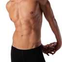 Speedo Mens Swimsuit Jammer Endurance+ Solid USA Adult (Black, M)
