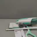 Shark Steam Mop with 2 Machine Washable Dirt Grip Pads, Removable Water Tank, Lightweight, Steam Cleaner for sealed Hard Floors, Marble, Stone, Hardwood, Tile, Laminate, White/Seafoam, S1000