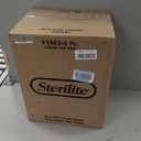 Sterilite 6-Pack Clip Box, Stackable Clear Plastic Bins with Latching Lids, Large - Writing, Arts or Crafts Supplies Storage Containers for Home, Office, Classroom and Workshop Organization