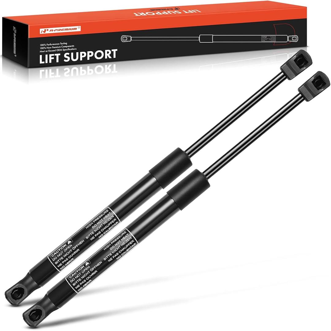 A-Premium Front Hood Lift Supports Shock Struts Compatible with Honda | for Crosstour 2012-2015, Accord Crosstour 2010-2011 - Replace# 74145TP6A02, Set of 2 Direct Fit Gas Springs Prop