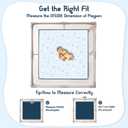 Baby Play Mat for Floor, 1.3-Inch Thickened Foam Soft Padded Playmat for Tummy Time, 50x50 Water-Repellent Coral Velvet Playpen Mat for Toddlers Infant Kids, Sky Theme