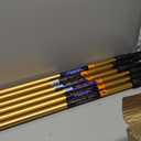 Ettore 42108 2 Section Extension Pole, 8-Feet,Gold, Black