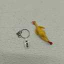Mcphee Accoutrements Rubber Chicken Keychain