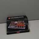 Oizeir 3Tier Expandable Plastic Spice Rack - Adjustable Length, Stability with Non-Skid Shelf, Three Tiers for Easy Visibility, Organizer for Kitchen Cabinet, Pantry or Countertop, White/Grey (1-Pack)