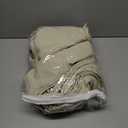 NICETOWN Living Room Completely Shaded Draperies, Privacy Protection & Noise Reducing Ring Top Drapes, Black Lined Insulated Window Treatment Curtain Panels (Beige, 2 Pieces, W52 x L102)