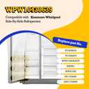 WPW10430639 Refrigerator Door Shelf Bin Compatible with Whirlpool Kenmore, Freezer Door Bin W10430639 W10324876 WPW10430639VP AP6021338 PS11754659 EAP11754659 2683861