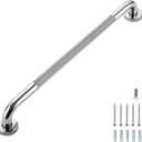 Grab Bars for Shower, 2 Pack 24-Inch Anti Slip Shower Handles for Elderly, Safety Shower Grab Bar, Stainless Steel Handicap Grab Bars for Bathroom (Polished Nickel 1" Diameter)