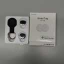 Air Tracker Tag 2 Pack [Apple MFi Certified] with Find My(iOS Only), Key Finder with No App Needed, Waterproof, 365-Day Standby,Wallet Key Bag Luggage Tracker (Silver)