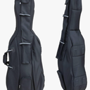 Cello Gig Bag, 4/4 Size, Nylon Exterior, 20mm Thick Foam Padding, Adjustable Backstraps, Multiple Pockets, Front Accessory Storage, Back Sheet Music Pocket, Cello travel soft case (Black)