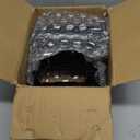 MITZONE Exhaust Tips Bezel Compatible with 2019 2020 2021 2022 2023 2024 Chevy Silverado 1500 GMC Sierra 1500 Gloss Black