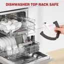 Flex Edge Beater for KitchenAid 4.5/5 Qt Tilt-Head Mixer Flexible Silicone Edge kitchen aid paddle attachments, Auto-Scrape Bowl Scraper, For Kitchen Aid Accessories and Attachments (Gray)