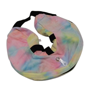 Dog Cone, Uadonile Inflatable Cone Collar for Dogs and Cats, Dog Neck Collar Recovery E-Collar Alternative After Surgery, Elizabethan Collar for Dogs Recovery(Tie-dye Pink Blue, M)