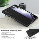 Foluu Slim Fit Case for Samsung Galaxy Z Fold 5 Case, with Front Built-in Screen Protector, Ultra Thin Matte PC Protective Cover for Samsung Galaxy Z Fold5 5G 2023 (Black)