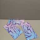 3Pcs Kpop Birthday Party Tablecloth 10854in, Purple Energy Pattern Disposable Table Cloth for K pop Theme Birthday Party Decorations Supplies