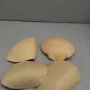 Nimiah Waterproof Bathing Suit Inserts - Swimsuit Push up Bra Pads 3 Pairs Removable Bikini Padding for Women (Beige)