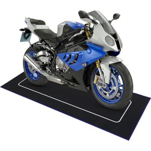 Motorcycle Mat 78 x 31 Inch Garage Floor Rug Washable Parking Mats for Garage Floors Non Slip Oil Absorbent Pad Rubber Backing Layer Protects Floor from Spills Drips Stains(Basic Style) Motorcycle Mat 78 x 31 Inch Garage Floor Rug Washable Parking Mats for Garage Floors Non Slip Oil Absorbent Pad Rubber Backing Layer Protects Floor from Spills Drips Stains(Basic Style)