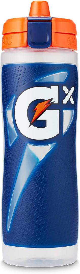 Gatorade Gx Squeeze Bottle, Blue, Plastic, 30 Ounce Gatorade Gx Squeeze Bottle, Blue, Plastic, 30 Ounce