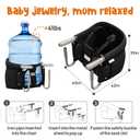 Hook On High Chair, Portable Table Chair for Babies, Foldable Baby Feeding Chair with 3-Point Safety Harness, Weaning & Self-Feeding Essential