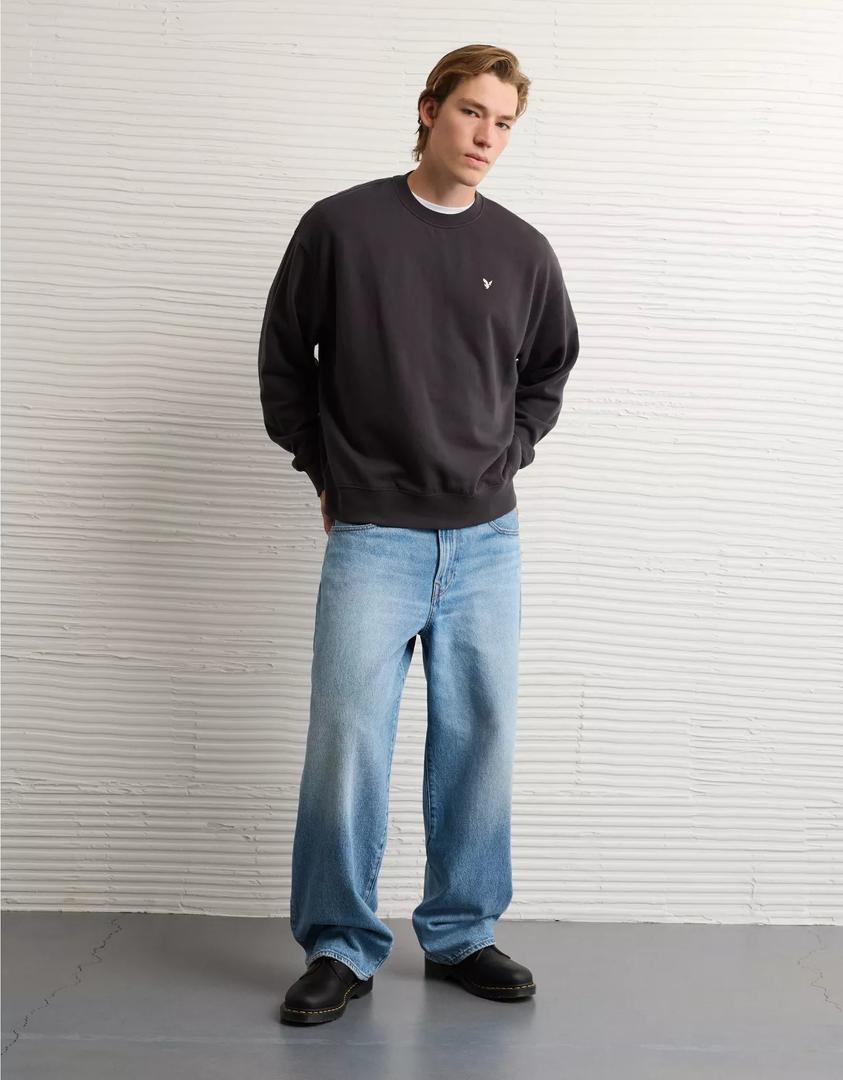 American Eagle Sweatshirt, Type Top, Medium Black