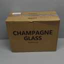 UMEIED 6 Oz Edge Champagne Flutes Set of 12, Long Stemmed Crystal Clear Champagne Flute Glass Set, Sparkling Wine Glasses for Home Party Wedding Birthday Housewarming Gifts