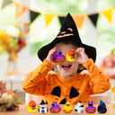 Honoson 36 Pcs Halloween Mini Rubber Ducks Bulk Rubber Duck Bath Toy for Birthday Gifts Shower Party Favors Activity Birthday Decoration Rewards