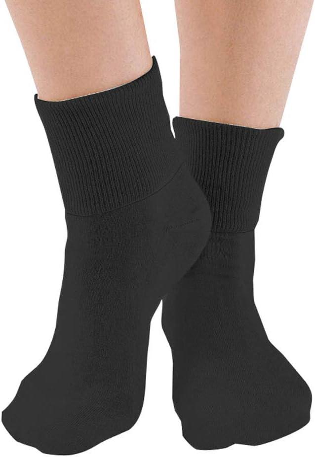 Buster Brown 100% Cotton Socks - Pack of 6 Pairs (Black)