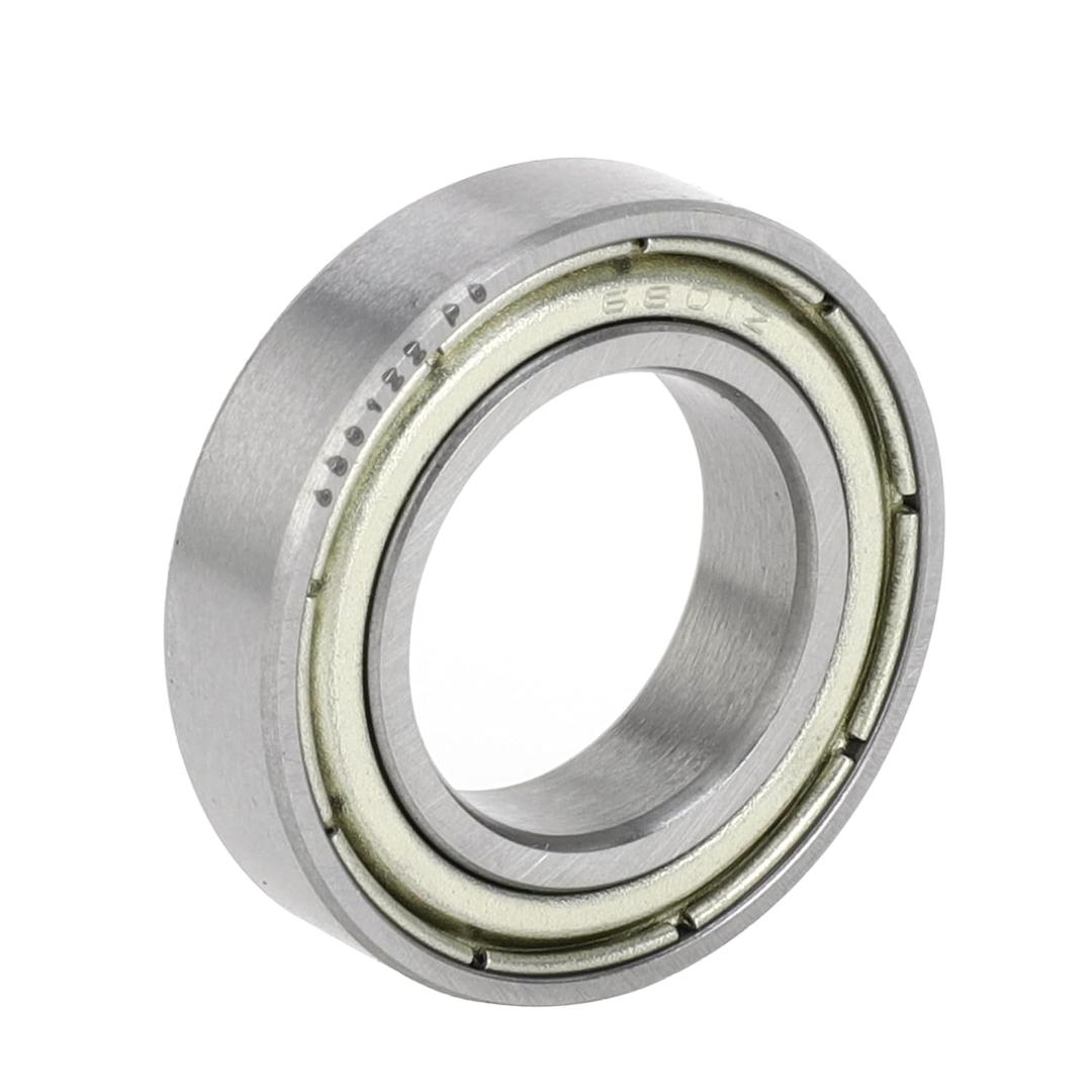 2 x ACROPIX 6801ZZ Deep Groove Ball Bearings 12x21x5mm Silver Tone | P0, Lubricated, Double metal seal, for Scooter Skateboard Wheel