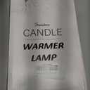 Flower Candle Warmer Lamp with Timer & Dimmer, Adjustable Height Candle Warmer, Birthday Gifts for Women Mom, House Warming New Home Decor, Wax Warmer with 2 Bulbs for Jar Candles (Amber)