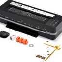 Commercial Laminator Machine 13 Inch 4-Roller, 55s Fast Warm-Up Never-Jam Lamination Machine, 3-10 Mil Thickness, Supports 11x17 & A3 Document Laminating, Includes 30 Laminating Sheets Black