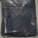 PANELSBURG Dark Navy Blue Bathroom Window Curtains,Coastal Blackout Privacy Tier Small Curtains for Kitchen,24 Inch Length