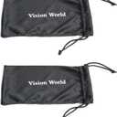 V.W.E. 2 Pairs Women Bifocal Reading Sunglasses Reader Glasses Cateye Vintage Jackie Oval (1 Black 1 Tortoise)