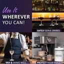 Rubber Bar Mat 612", Premium Countertop Mat for Coffee Bar, Home Bar & Kitchen, Durable 1cm Thick Rubber Drink Mat with Textured Surface That Helps Reduce Slipping, Black Bar Spill Mat