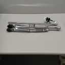 2 Pack Boom Cymbal Stand, Adjustable Cymbal Stand Boom Stand for Drum Hardware Percussion Mount Holder Gear Set Drum Hardware Set, Double Braced Legs with Rubber Feet Ride and Crash Cymbal Stands (slivery)