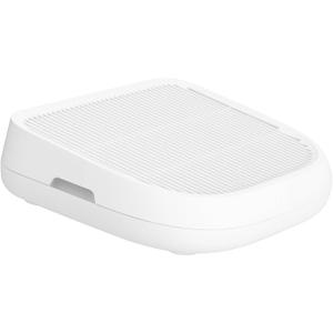 PETKIT Cat Litter Ramp for PuraX, PuraMax, PuraMax 2 and Purobot Pro Max Self-Cleaning Cat Litter Box Step Stairs, Double Layered Litter Trapper, Waterproof Material Easy Clean, Anti Tracking (Pure white)