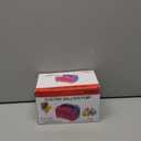 IDAODAN Electric Balloon Pump, Portable Electric Balloon Blower Machine Balloon Air Pump Dual Nozzle Rose Red 110V 600W Balloon Inflator for Party Decorations