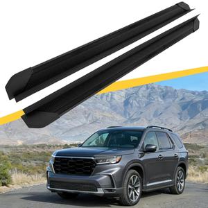 Running Boards Fit for 2023-2026 Honda Pilot Aluminum Side Steps 600 LBS Load, 2 PCS Right and Left Side Step Rail Removable Nerf Bars with Brackets