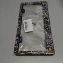 Personalise Colorful Floral Flowers License Plate Frame License Plate Frames Car Universal Stainless Steel Accessories Cars Decor with 2 Holes and Screws Fits Standard US Vehicles Size 12.2 x 6 Inches