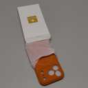 Miracase Magnetic for iPhone 17 Pro Case, Compatible with MagSafe, Integrated Silicone Camera Control Cover, 3.0mm Thicken Shockproof Drop Protection Phone Case for 17 Pro, Orange